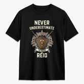 Reid Ancient Tartan Crest 2D T-shirt - Never Underestimate Style