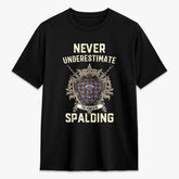 Spalding Tartan Crest 2D T-shirt - Never Underestimate Style