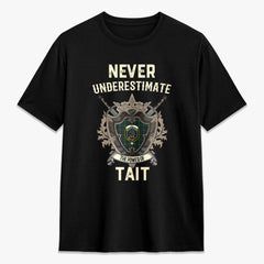 Tait Tartan Crest 2D T-shirt - Never Underestimate Style