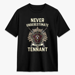Tennant Tartan Crest 2D T-shirt - Never Underestimate Style