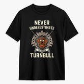 Turnbull Dress Tartan Crest 2D T-shirt - Never Underestimate Style