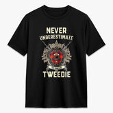 Tweedie Tartan Crest 2D T-shirt - Never Underestimate Style