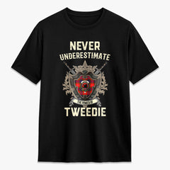 Tweedie Tartan Crest 2D T-shirt - Never Underestimate Style