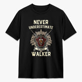 Walker Tartan Crest 2D T-shirt - Never Underestimate Style