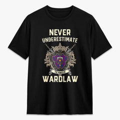 Wardlaw Modern Tartan Crest 2D T-shirt - Never Underestimate Style