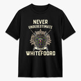 Whitefoord Tartan Crest 2D T-shirt - Never Underestimate Style