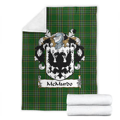 McMurdo Tartan Coat of Arms Blanket