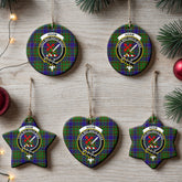 Adam Tartan Crest Christmas Ceramic Ornament