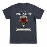 Abernathy Tartan Crest Mischief and Mayhem T-shirt