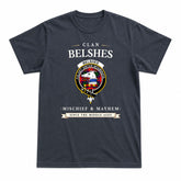 Belshes Tartan Crest Mischief and Mayhem T-shirt