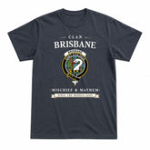 Brisbane Tartan Crest Mischief and Mayhem T-shirt