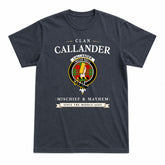 Callander Tartan Crest Mischief and Mayhem T-shirt