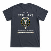 Cathcart Tartan Crest Mischief and Mayhem T-shirt
