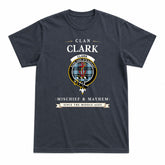 Clark Ancient Tartan Crest Mischief and Mayhem T-shirt