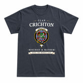 Crichton Tartan Crest Mischief and Mayhem T-shirt