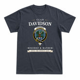 Davidson Ancient Tartan Crest Mischief and Mayhem T-shirt