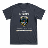 Forbes Ancient Tartan Crest Mischief and Mayhem T-shirt