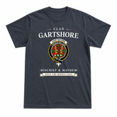 Gartshore Tartan Crest Mischief and Mayhem T-shirt