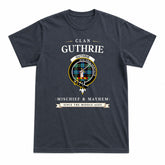 Guthrie Ancient Tartan Crest Mischief and Mayhem T-shirt