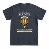 Jardine Tartan Crest Mischief and Mayhem T-shirt