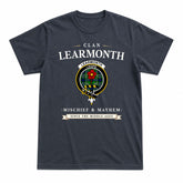 Learmonth Tartan Crest Mischief and Mayhem T-shirt