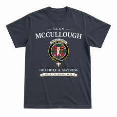 McCullough Tartan Crest Mischief and Mayhem T-shirt