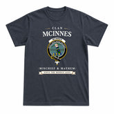 McInnes Ancient Tartan Crest Mischief and Mayhem T-shirt