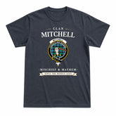 Mitchell Ancient Tartan Crest Mischief and Mayhem T-shirt
