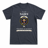 Nairn Tartan Crest Mischief and Mayhem T-shirt