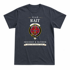 Rait Tartan Crest Mischief and Mayhem T-shirt