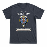 Ralston Tartan Crest Mischief and Mayhem T-shirt