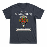 Somerville Tartan Crest Mischief and Mayhem T-shirt