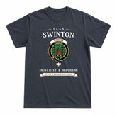 Swinton Tartan Crest Mischief and Mayhem T-shirt