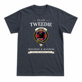 Tweedie Tartan Crest Mischief and Mayhem T-shirt