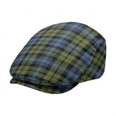 Campbell Faded Tartan Flat Caps
