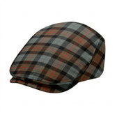 Gunn Weathered Tartan Flat Caps