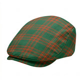 Menzies Green Ancient Tartan Flat Caps