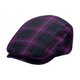Scotland Forever Tartan Flat Caps