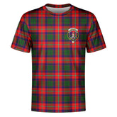 Charteris (Earl of Wemyss) Tartan Crest T-shirt