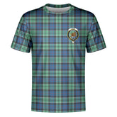 Leslie Hunting Ancient Tartan Crest T-shirt