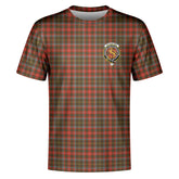 MacKintosh Hunting Weathered Tartan Crest T-shirt