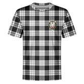 McFarlane Black - White Tartan Crest T-shirt