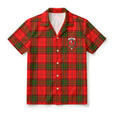 Adair Modern Tartan Crest Hawaiian Shirt