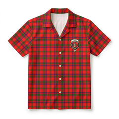 Bain Tartan Crest Hawaiian Shirt