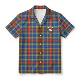 Beaton Modern Tartan Crest Hawaiian Shirt