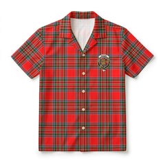 Binning (of Wallifoord) Tartan Crest Hawaiian Shirt