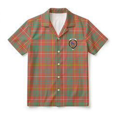 Bruce Ancient Tartan Crest Hawaiian Shirt