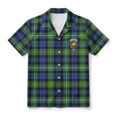 Campbell Argyll Ancient Tartan Crest Hawaiian Shirt