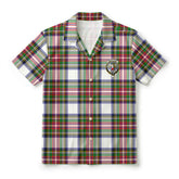 Dennistoun Tartan Crest Hawaiian Shirt
