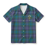 Douglas Modern Tartan Crest Hawaiian Shirt